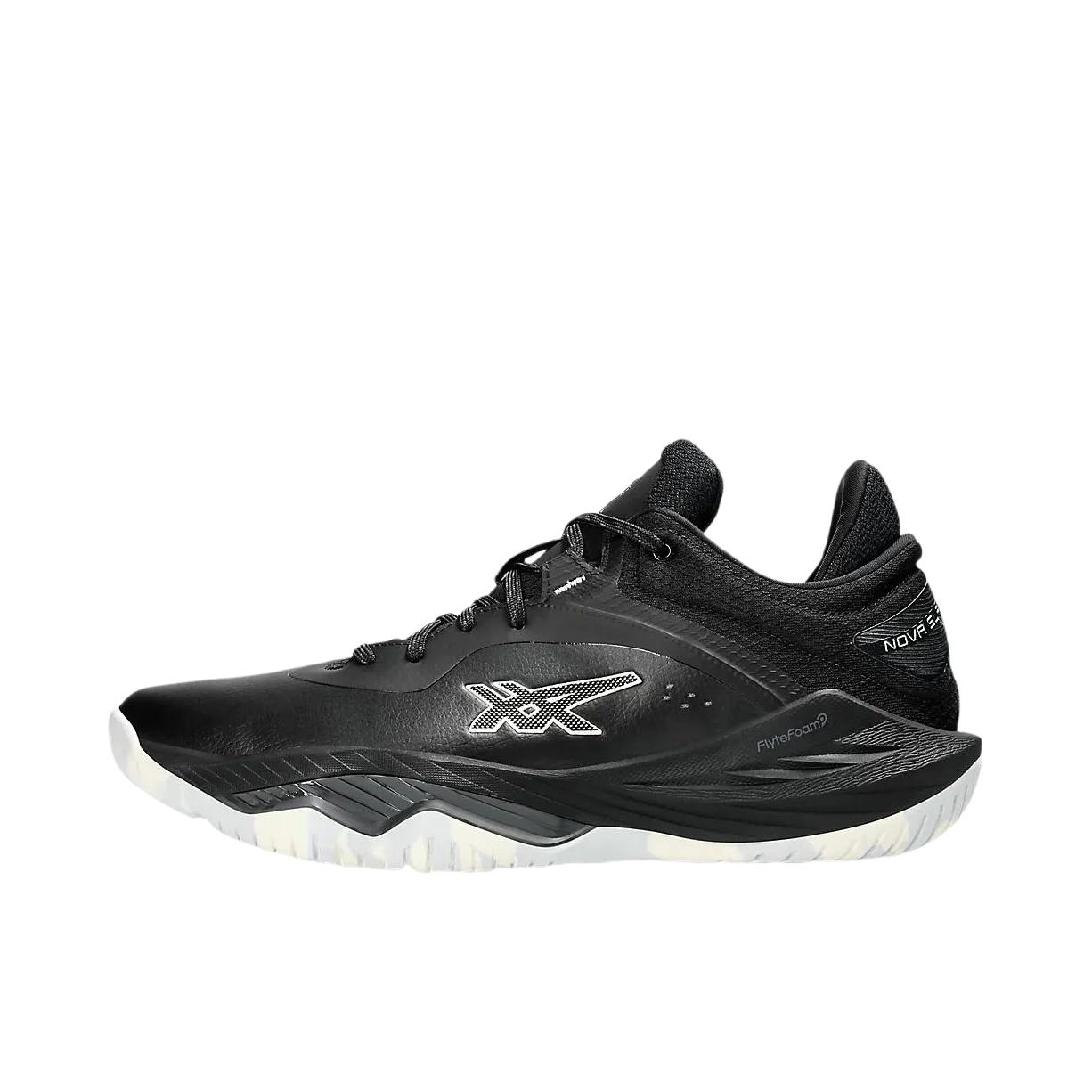 推荐商品：Asics/亚瑟士 Nova Surge Low 缓震回弹 防滑耐磨 稳定 包裹性 篮球鞋 黑色/桦木