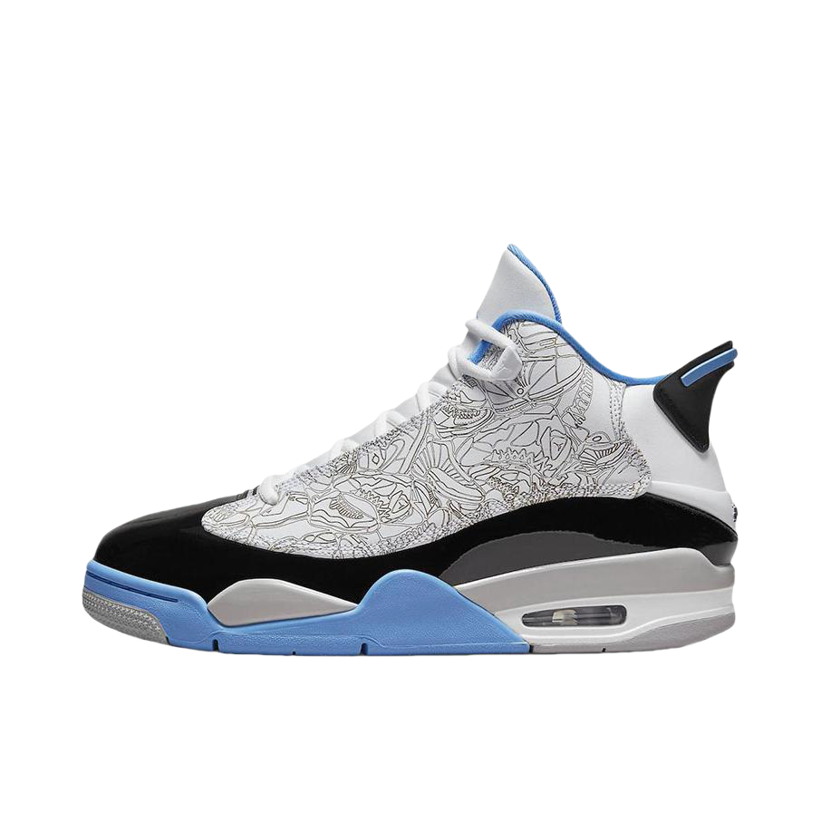 推荐商品：Air Jordan Dub Zero 篮球鞋 轻便防滑耐磨实战舒适百搭复古 白色/蓝色/黑色