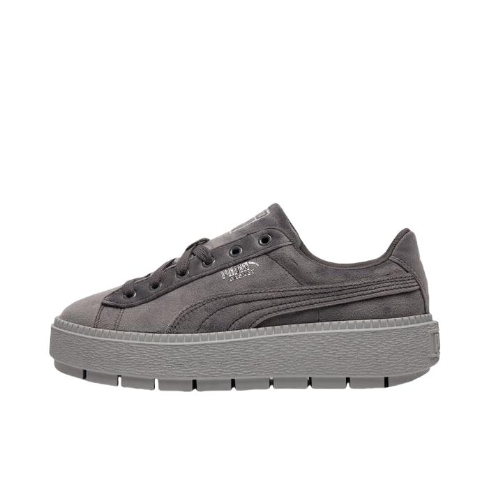 推荐商品：Puma/彪马 Platform Trace 运动休闲鞋 潮流复古圆头松糕底 DimGray 石灰