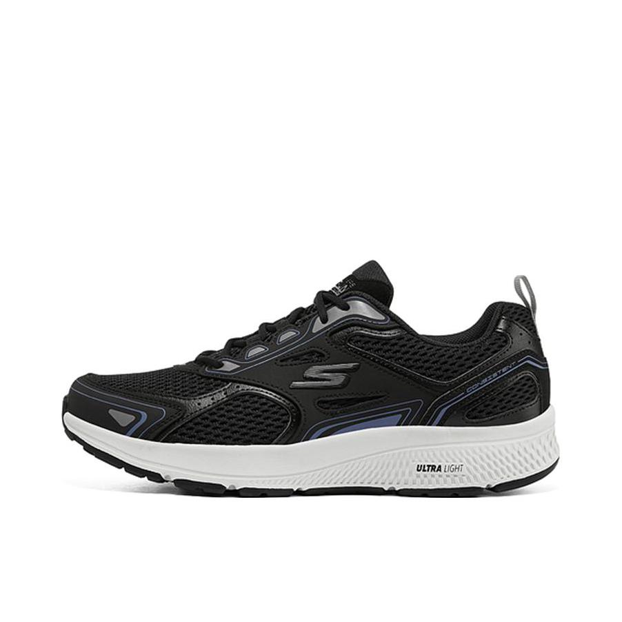 推荐商品：Skechers/斯凯奇 Go Run Consistent 软底 休闲轻质 增高鞋 跑鞋 纯黑/白色