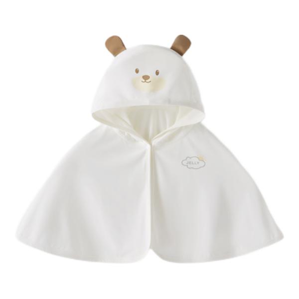 推荐商品：jellybaby童装 轻薄纯色凉感防晒衣 小童 JJN42 白