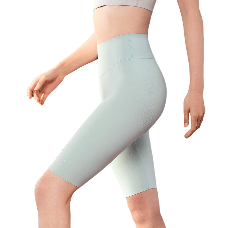 推荐商品：MOLYVIVI/魔力薇薇 高弹高腰外穿提臀瑜伽紧身裤 女装 MLWL24127 烟云绿