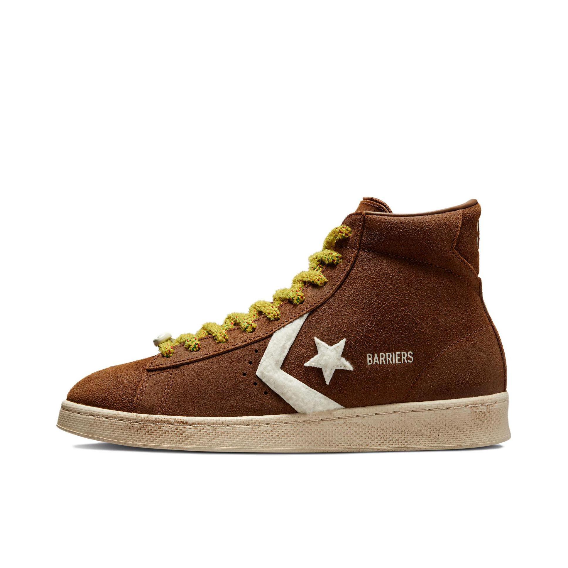 推荐商品：Converse/匡威 Pro Leather 复古 经典 防滑耐磨 运动 减震 板鞋 Barriers联名/棕色