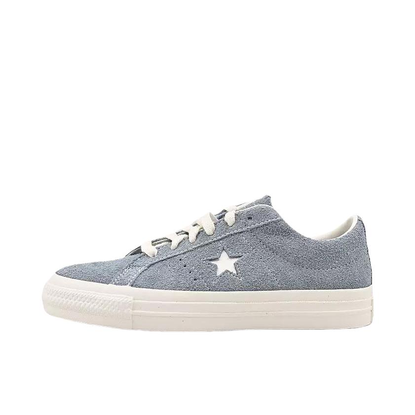 推荐商品：Converse/匡威 One Star Pro 翻毛皮 潮流复古 舒适 耐磨 防滑 板鞋 白色/灰色 