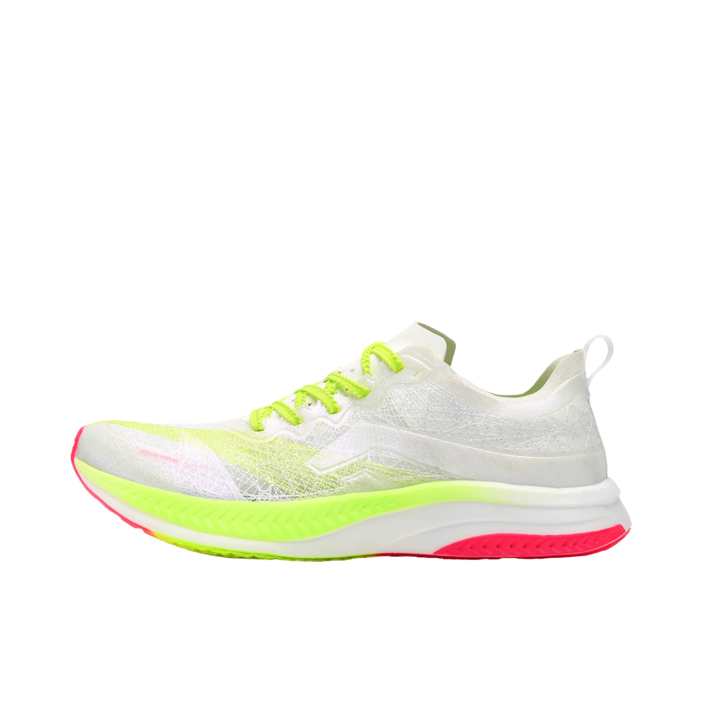 推荐商品：FINEWAY 飞丝1.0 全掌 碳板 田径跑鞋 竞速 跑鞋 荧光黄