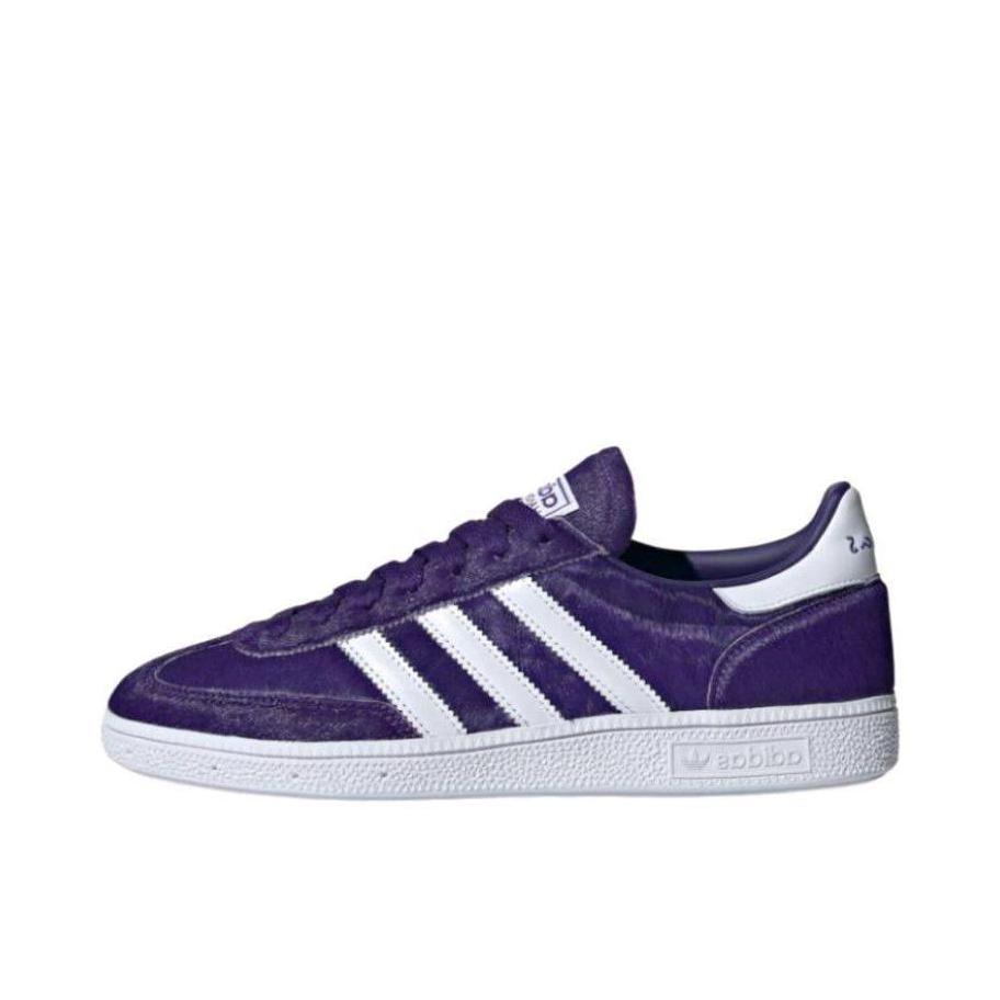 推荐商品：adidas Originals Handball Spezial 薄底鞋 T头鞋 德训鞋 板鞋 简约百搭复古轻便防滑耐磨贴合圆头耐穿 紫色/白色