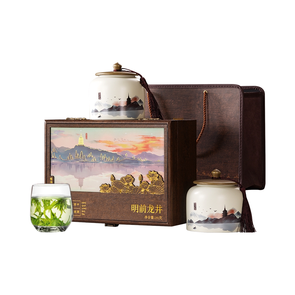 推荐商品：狮井 特级 雷锋夕照龙井茶 礼盒装