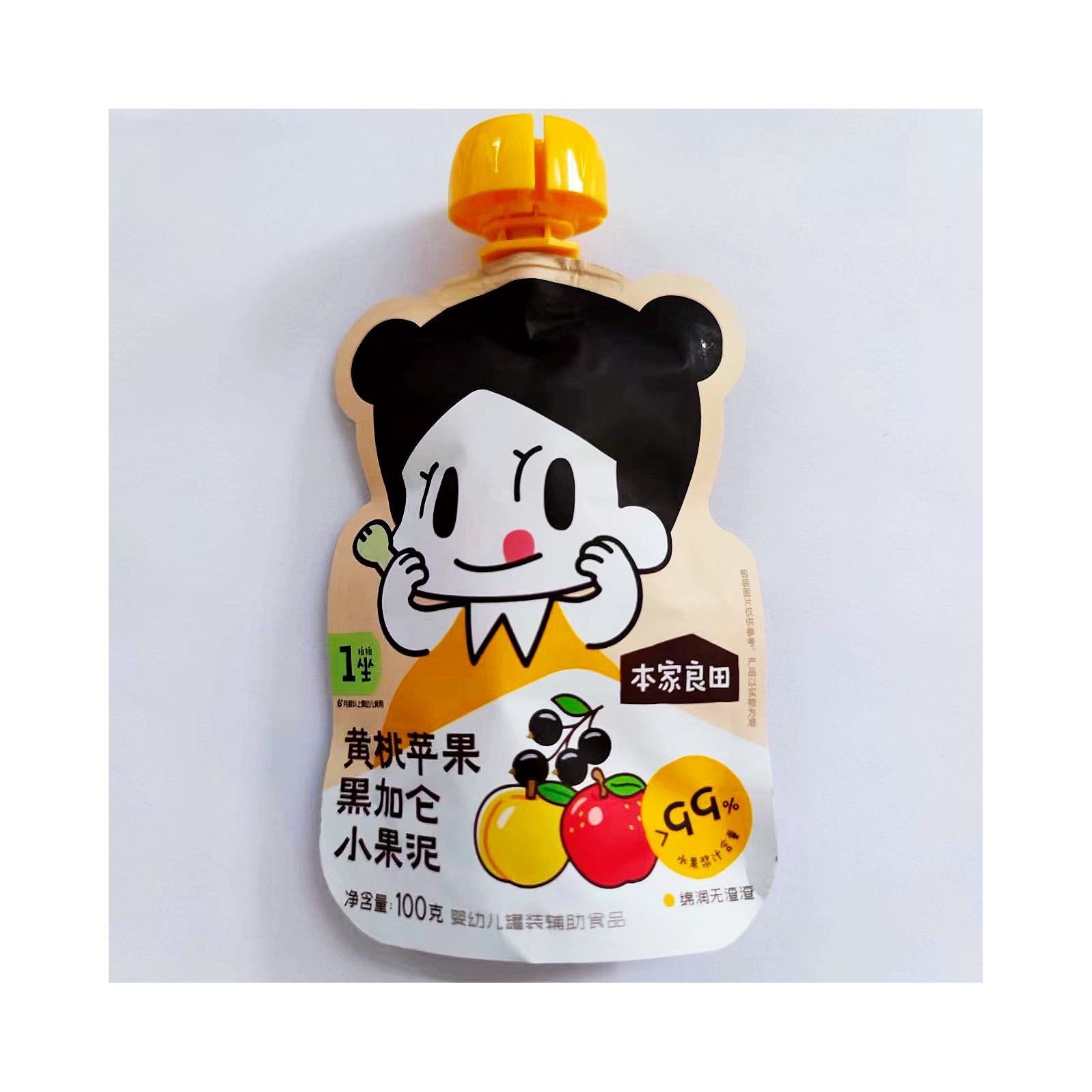 推荐商品：本家良田 苹果西梅小果泥