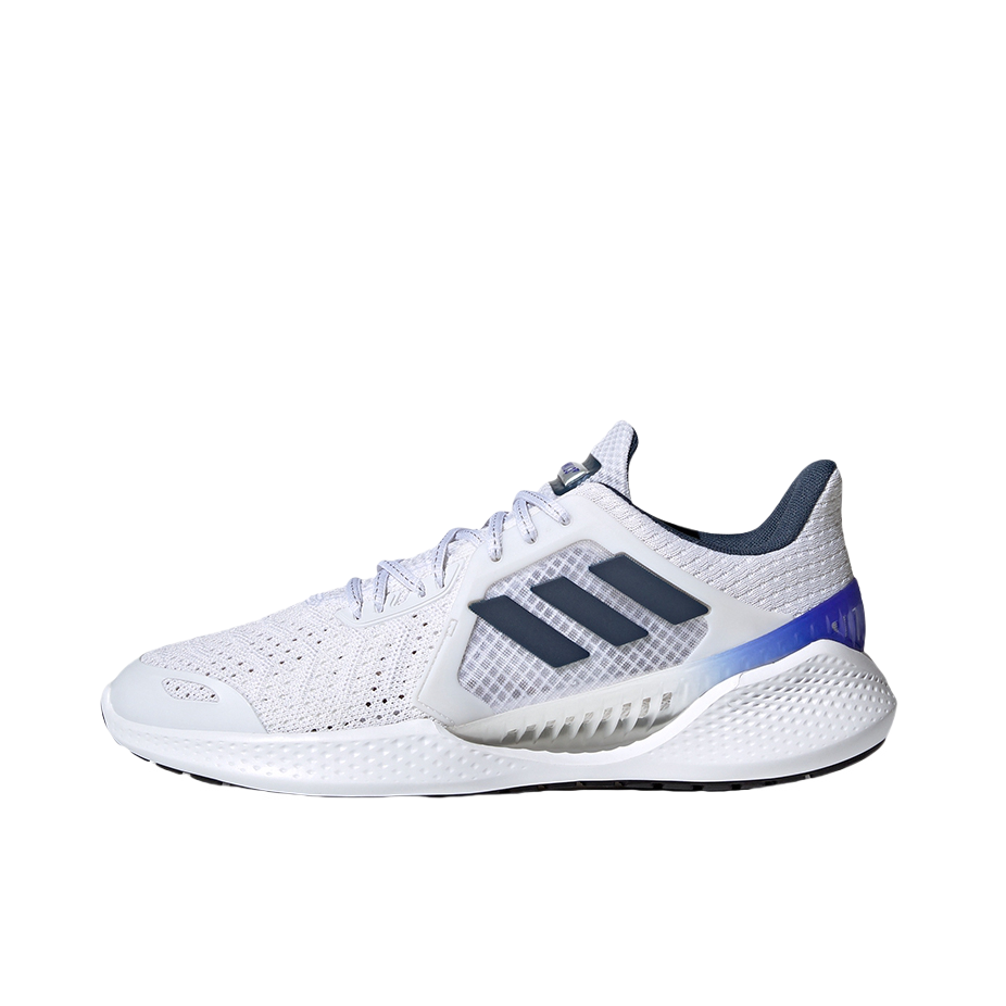 推荐商品：adidas Climacool Vent Heat.Rdy 跑鞋 网面透气防滑耐磨缓震轻运动织物 白色/藏青