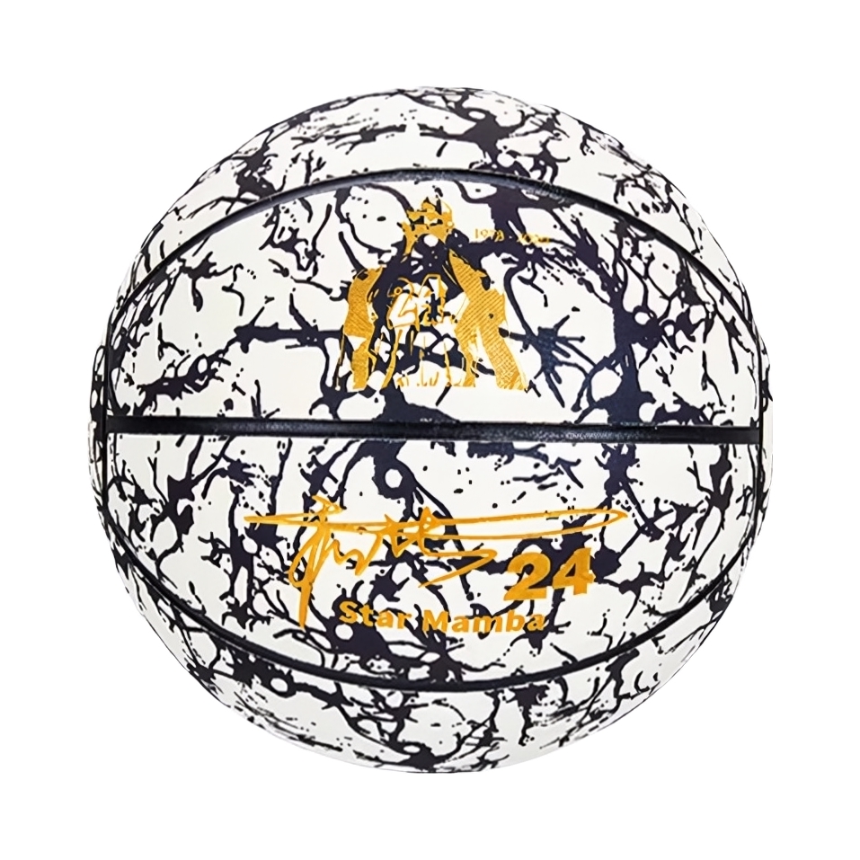 推荐商品：名耐 科比纪念款 反光 夜光 耐磨 PU 篮球 L7826