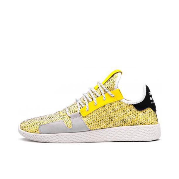 推荐商品：adidas Tennis Hu V2 防滑耐磨 轻便减震 舒适 运动休闲鞋 Yellow/Cloud White/Cole Black 菲董联名/黄色