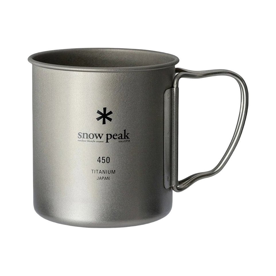 推荐商品：SnowPeak/雪峰 MG-143 MG系列 450ml 钛金属 单层露营马克杯