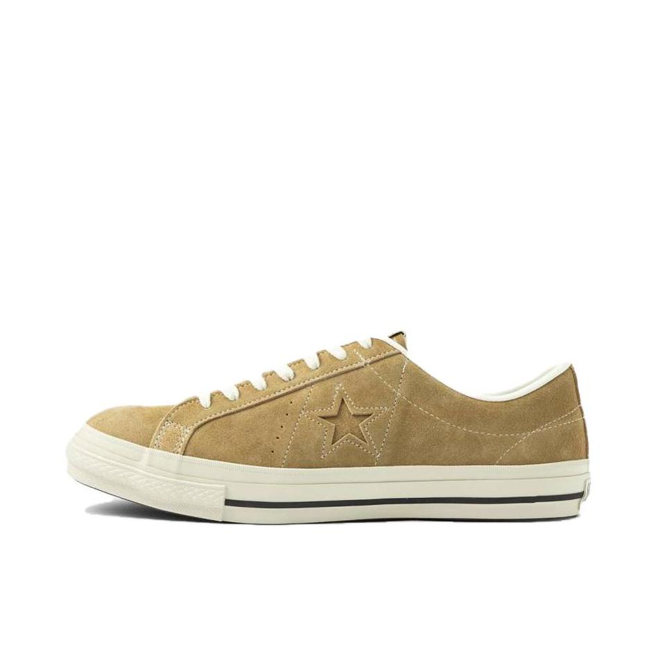 推荐商品：Converse/匡威 One Star J SUEDE MT 帆布鞋 休闲减震耐磨防滑低帮平跟薄底 MADNESS联名/棕色
