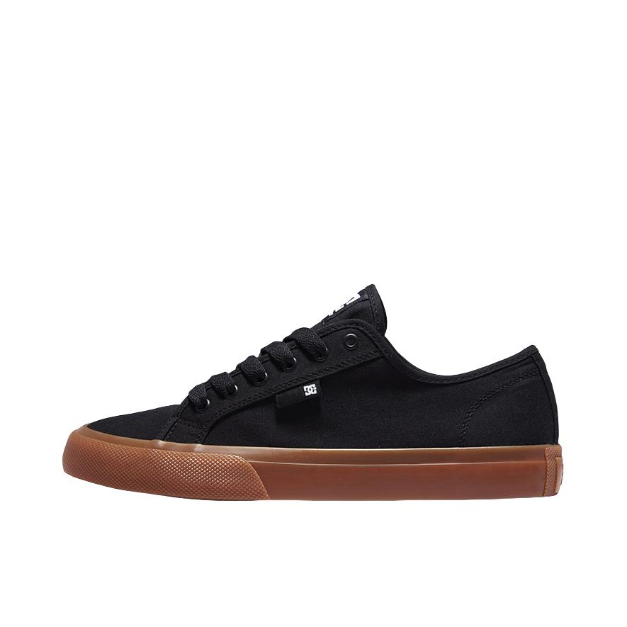 推荐商品：DC Shoes 低帮 平跟 系带 运动休闲鞋 ADYS300591-BGM 黑色