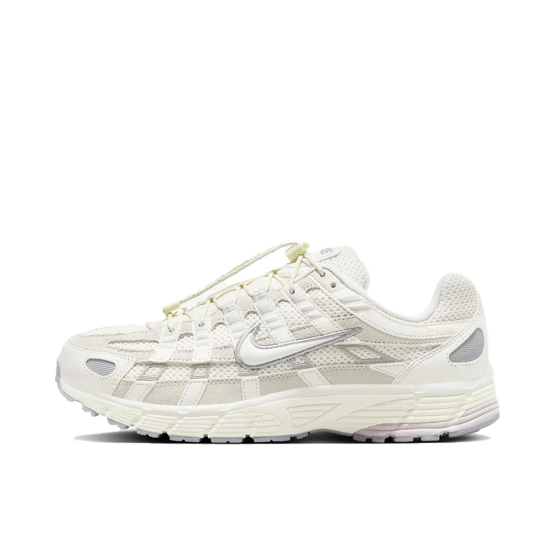 推荐商品：Nike P-6000 CNPT 运动休闲鞋 机能风跑鞋风舒适缓震防滑耐磨时尚潮流复古贴合网面支撑圆头 女款/米色