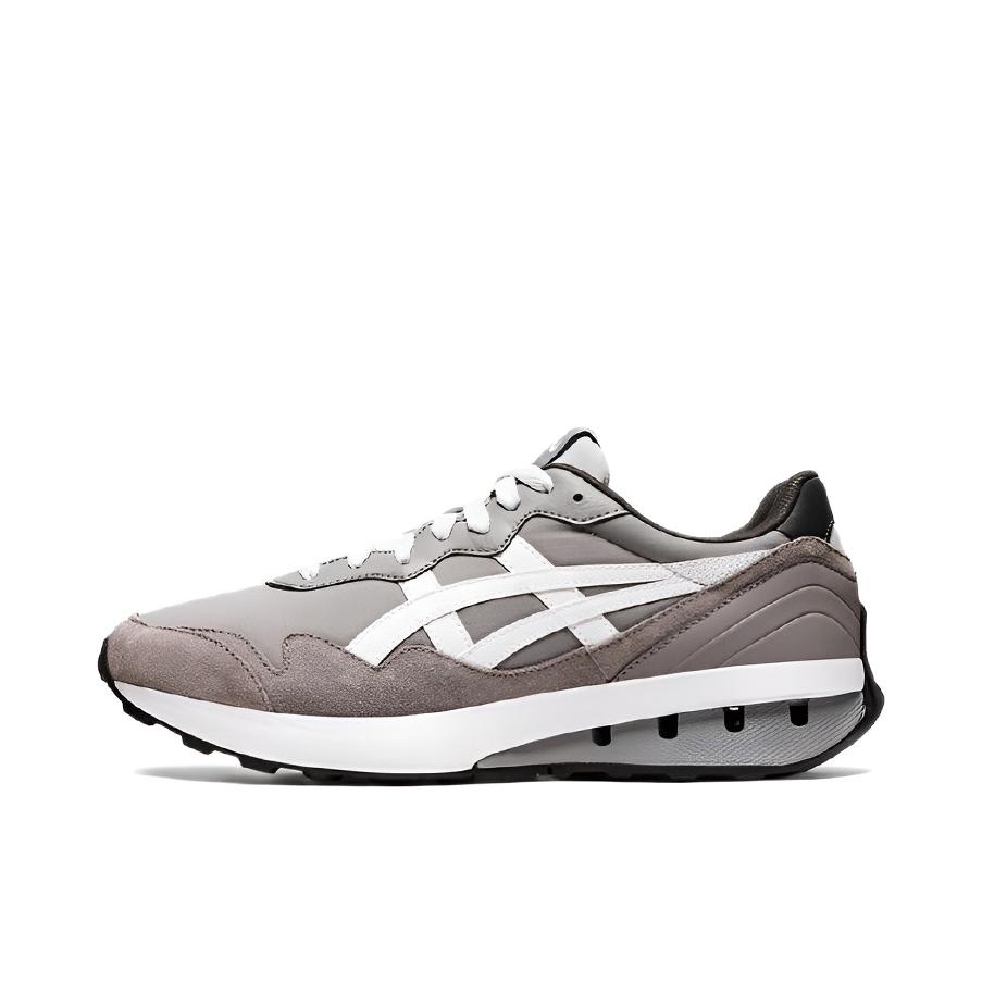 推荐商品：Asics/亚瑟士 Jogger X81 时尚潮流 百搭复古 舒适透气 防滑耐磨 运动休闲鞋 灰色/粽色