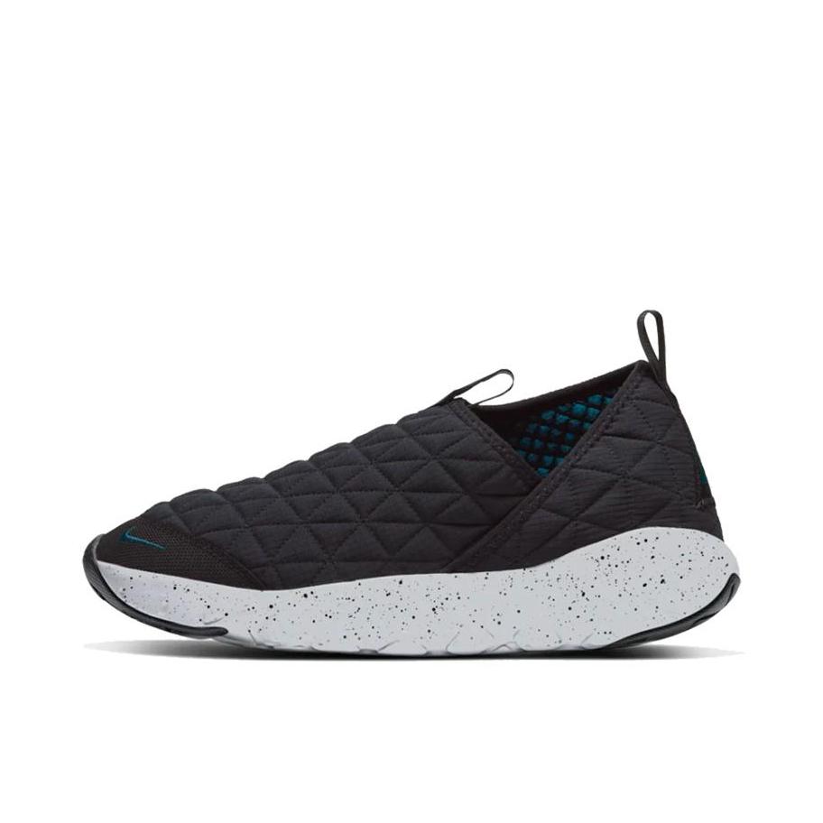 推荐商品：Nike ACG Moc 3 运动休闲鞋 套脚减震轻便舒适防滑耐磨潮流简约织物 Black/Midnight Turquoise 黑色