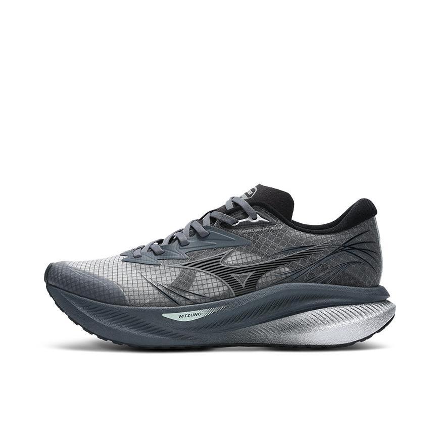 推荐商品：Mizuno/美津浓 Pi Plus 减震耐磨 舒适回弹 透气 厚底 百搭 运动休闲鞋 海盐灰