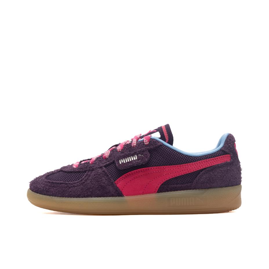 推荐商品：【朴彩英同款】 Puma/彪马 Palermo T头鞋 德训鞋 薄底鞋 板鞋 牛皮防滑耐磨舒适减震时尚复古 暗紫色