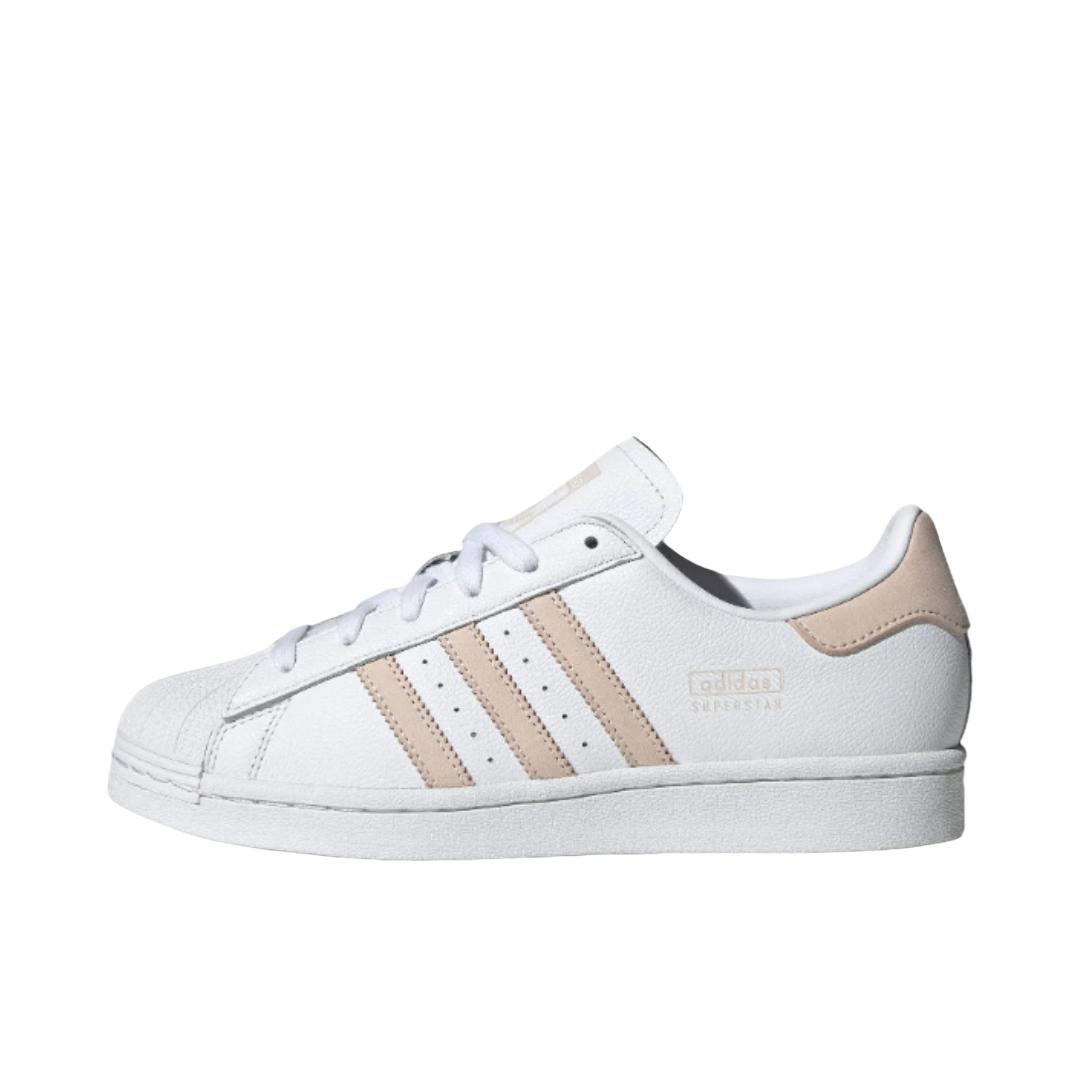 推荐商品：【宋雨琦同款】 adidas Originals Superstar 板鞋 轻便贝壳头薄底舒适百搭耐磨复古 女款/淡粉色/纯白色