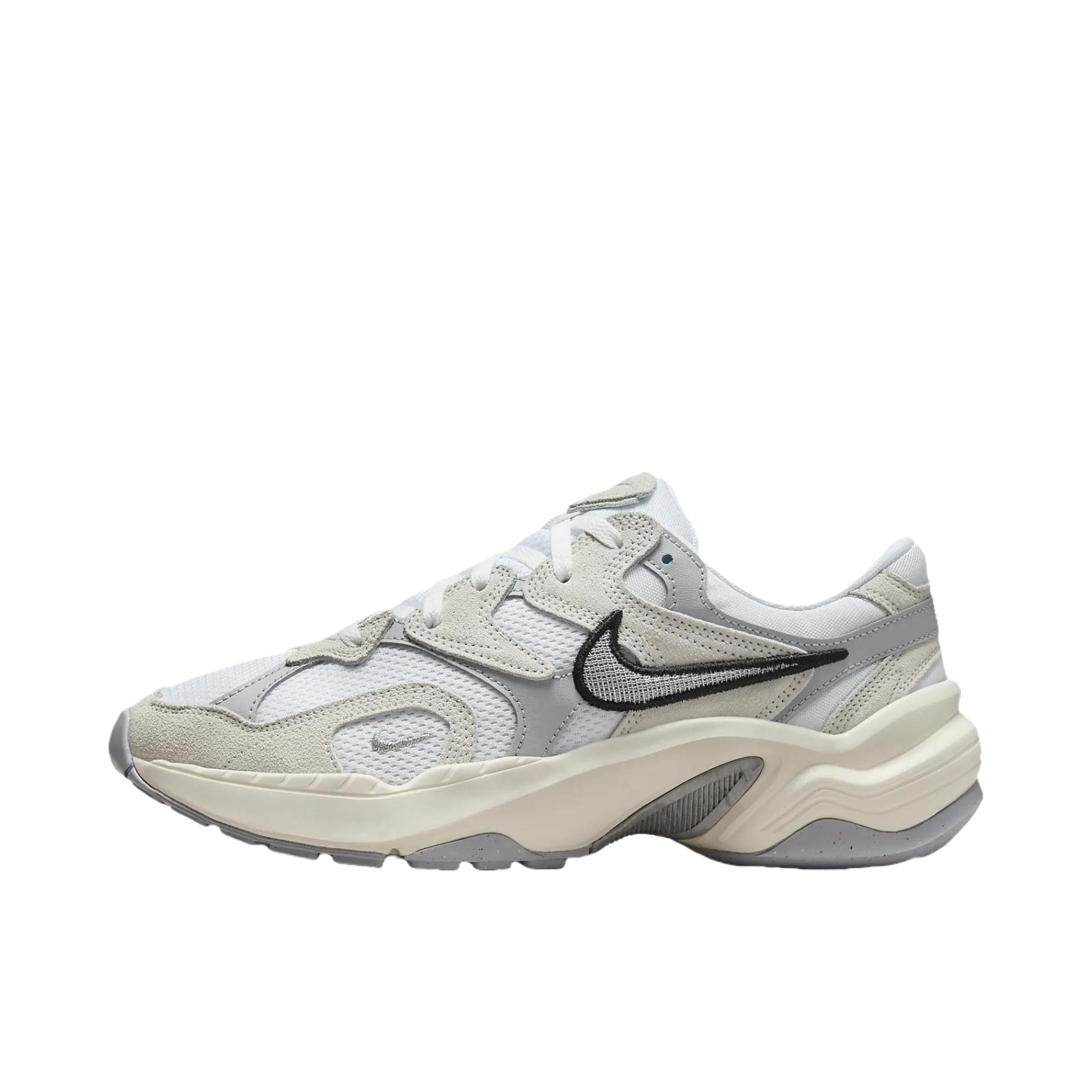 推荐商品：Nike AL8 跑鞋 减震防滑耐磨透气网布抓地舒适百搭简约复古轻便流光风 米白色/灰色