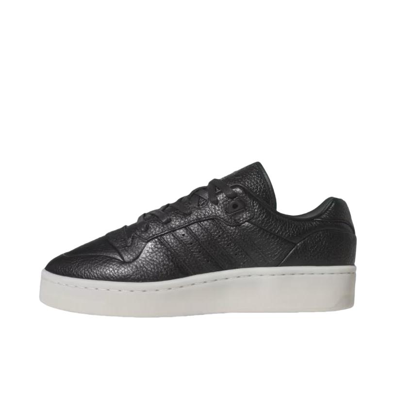推荐商品：adidas Rivalry Lux 板鞋 舒适透气低帮圆头平跟复古百搭防滑 黑色/纯白色