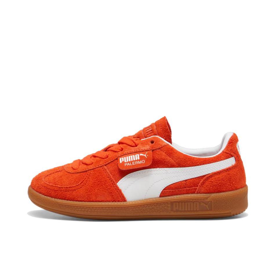 推荐商品：【朴彩英同款】 Puma/彪马 Palermo Og T头鞋 德训鞋 运动休闲鞋 时尚潮流拼接舒适百搭薄底复古 大童/红色
