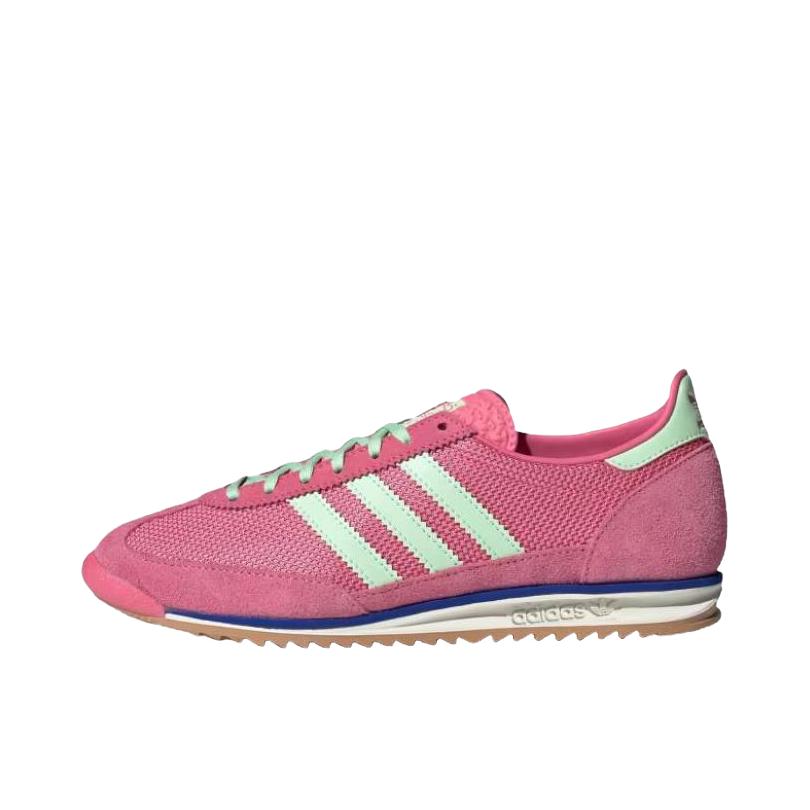 推荐商品：【马思纯同款】 adidas Originals SL 72 T头鞋 德训鞋 运动休闲鞋 轻便防滑耐磨透气舒适简约复古 冰薰衣草色/冲击橙/银紫罗兰