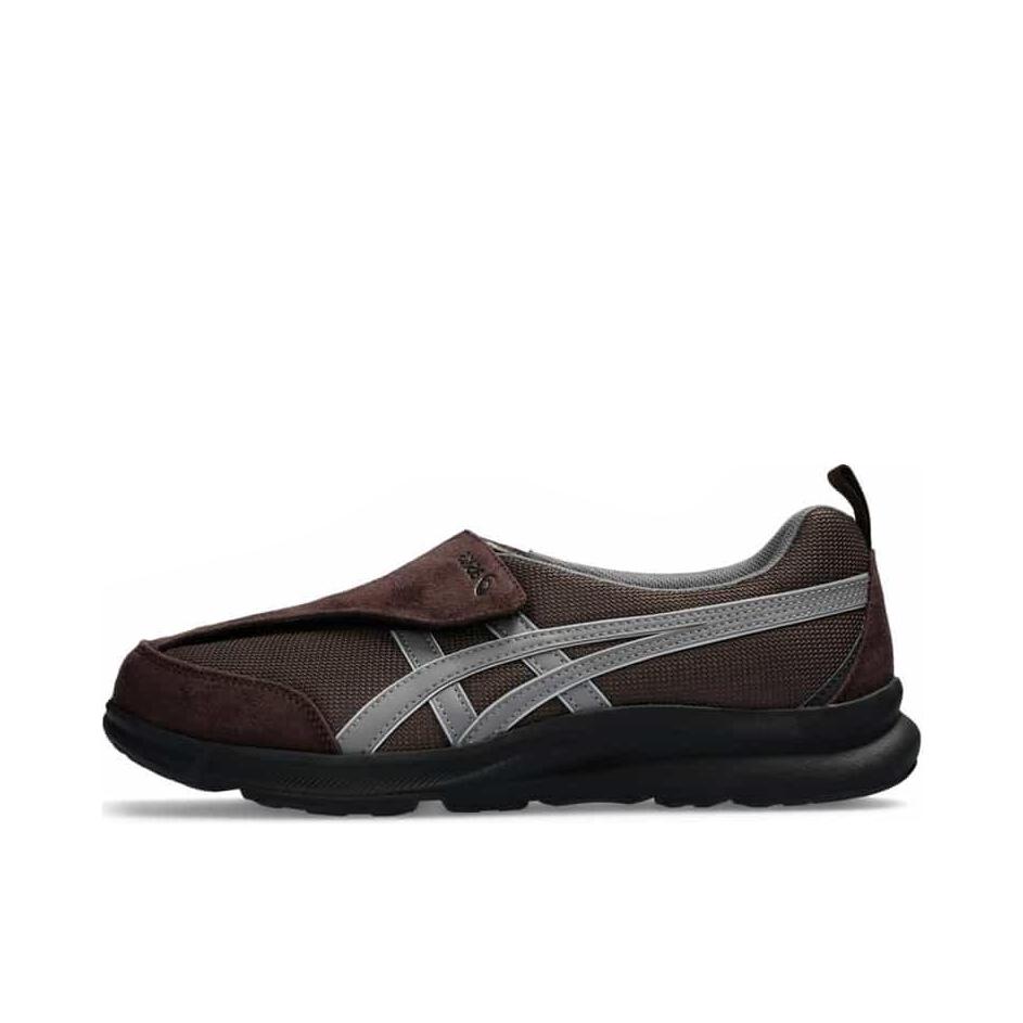 推荐商品：Asics/亚瑟士 Life Walker 101 跑鞋 舒适透气减震轻便防滑耐磨贴合 3E/棕色/灰色 