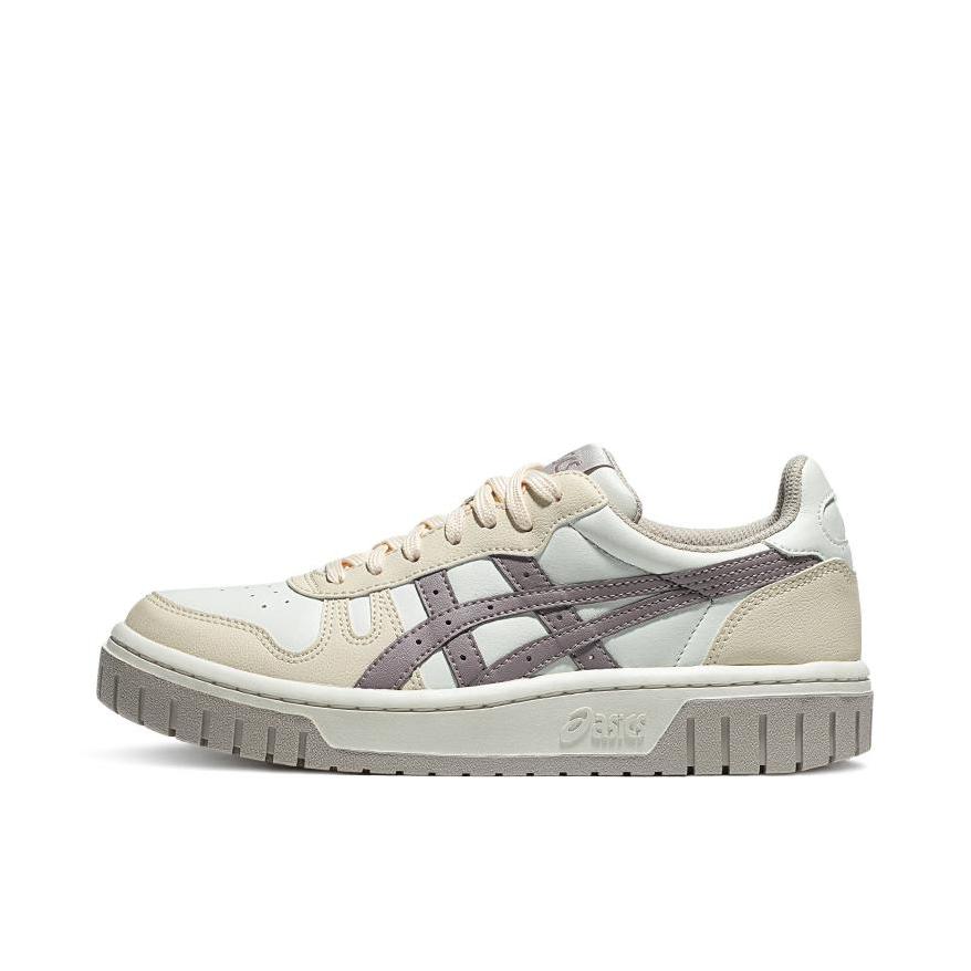 推荐商品：Asics/亚瑟士 Court Mz 百搭 复古 耐磨透气 轻便舒适 休闲运动 板鞋 男款/米白色/灰色