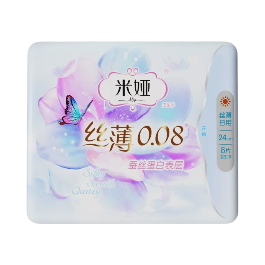 推荐商品：MIA/米娅 丝薄日用蚕丝医护级卫生巾