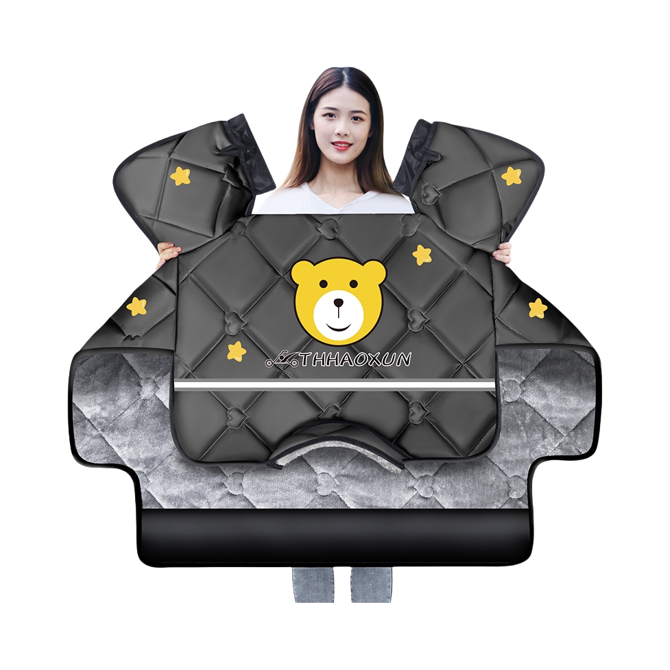 推荐商品：豪迅 加绒 加厚 冬季 防寒 保暖 电动车挡风被