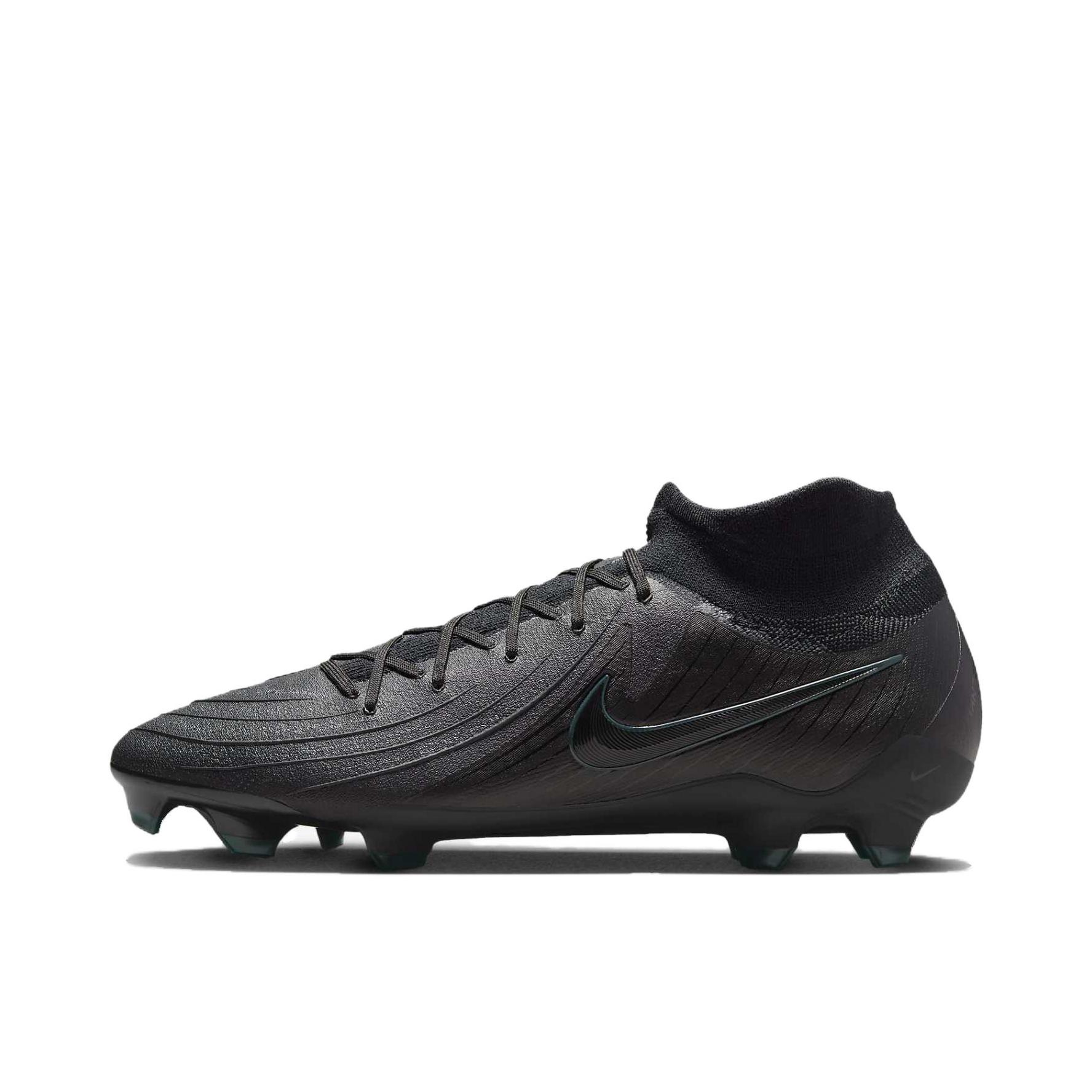推荐商品：Nike Phantom Luna 2 Elite FG/MG 顶级 胶质混钉 多场地 防滑耐磨 舒适轻便 圆头 硬质 钉鞋 足球鞋 深黑色