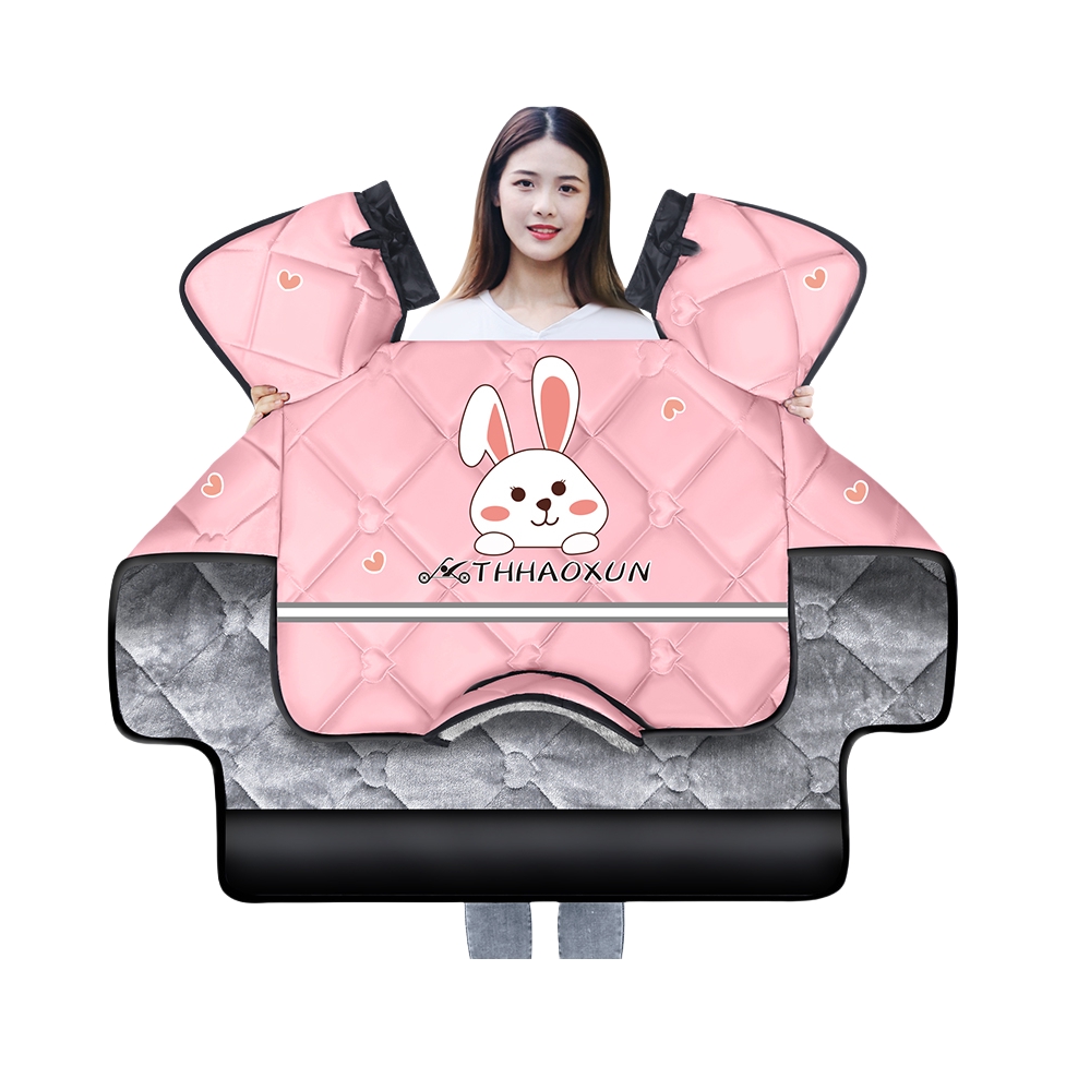 推荐商品：豪迅 加绒 加厚 冬季 防寒 保暖 电动车挡风被