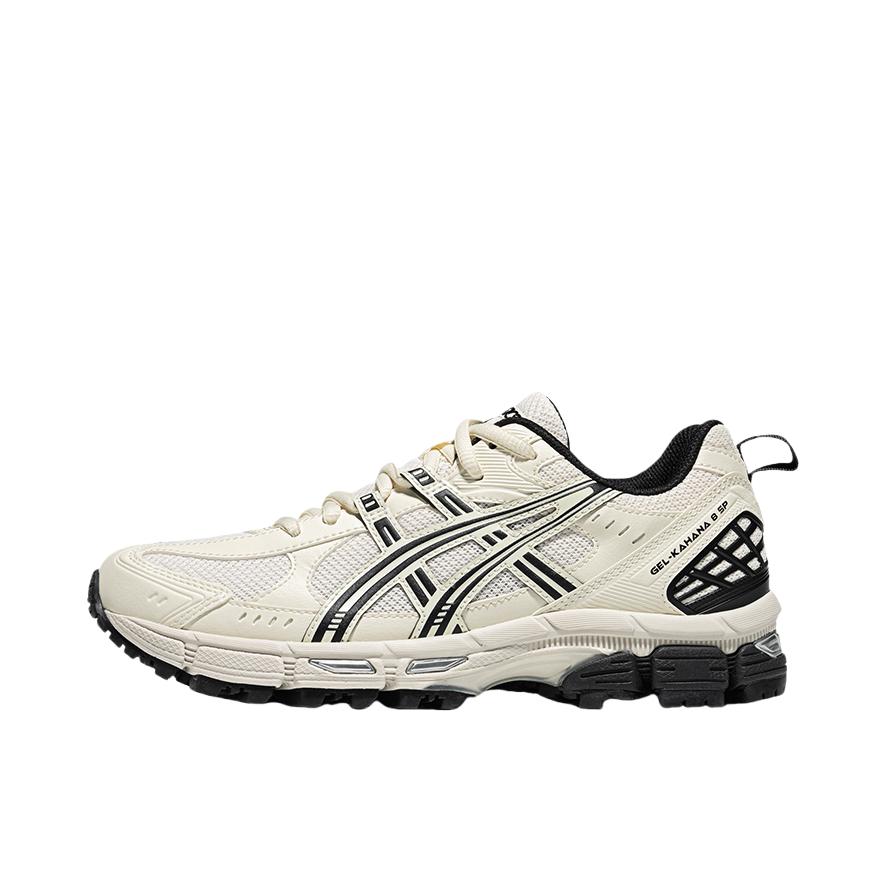 推荐商品：Asics/亚瑟士 Gel-Kahana 8 SP 缓震透气 防滑耐磨 系带 舒适百搭 织物 合成革 回弹 公路 跑鞋 女款/米白色/黑色