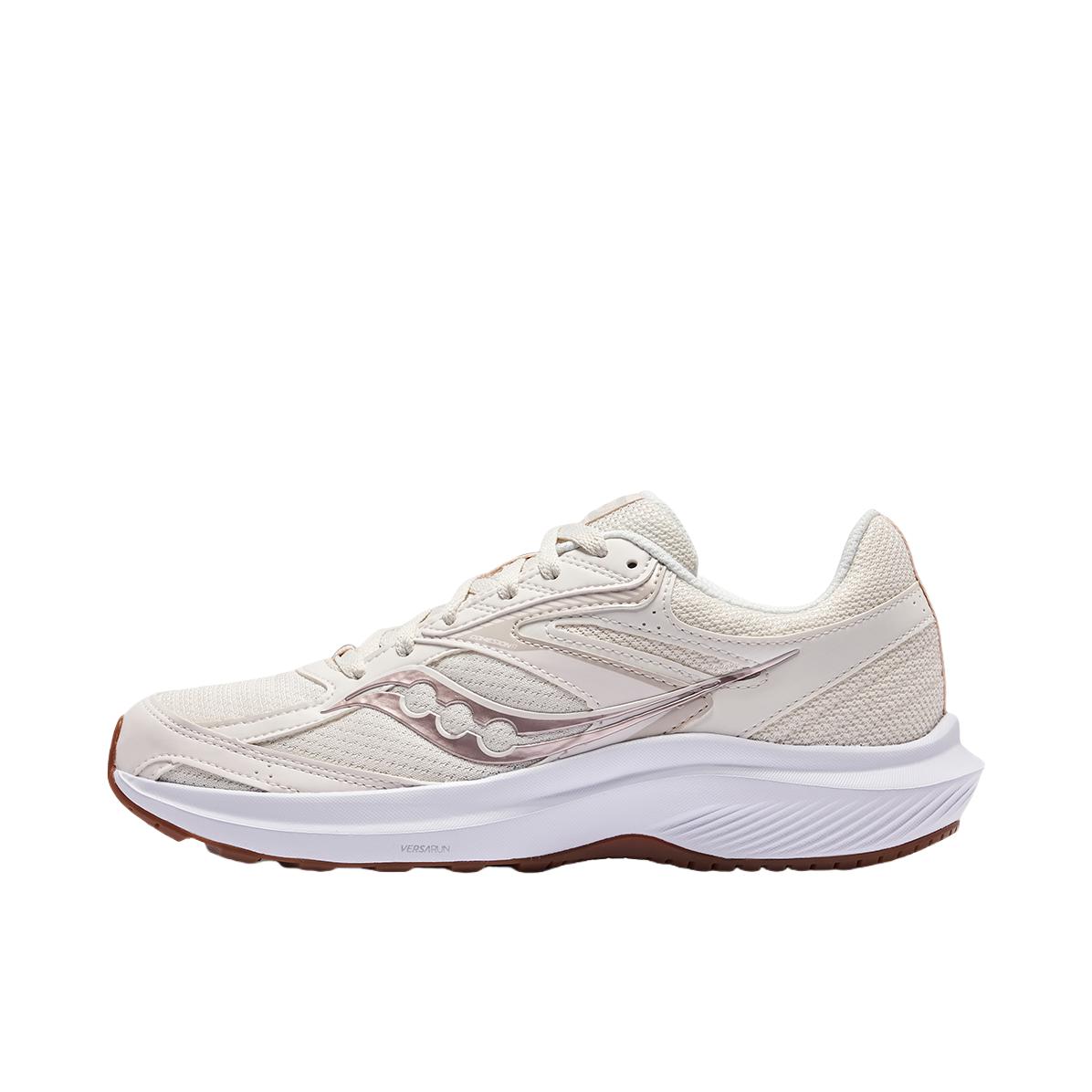 推荐商品：Saucony/索康尼 COHESION凝聚17 缓震 防滑耐磨 网布透气 舒适轻便 马拉松 跑鞋 S20943 女款/白色