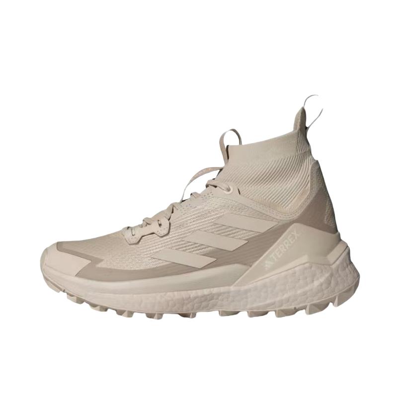 推荐商品：adidas Terrex Free Hiker 2 缓震透气 防滑耐磨 舒适轻便 防水 百搭 户外 徒步鞋 女款/灰色