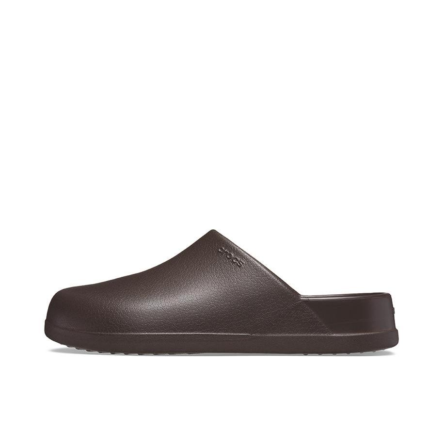 推荐商品：Crocs/卡骆驰 Dylan Burnished 板栗 防滑耐磨 柔雾 包头 平底 防磨 一字 一脚蹬 百搭时尚 休闲运动 拖鞋 深咖啡