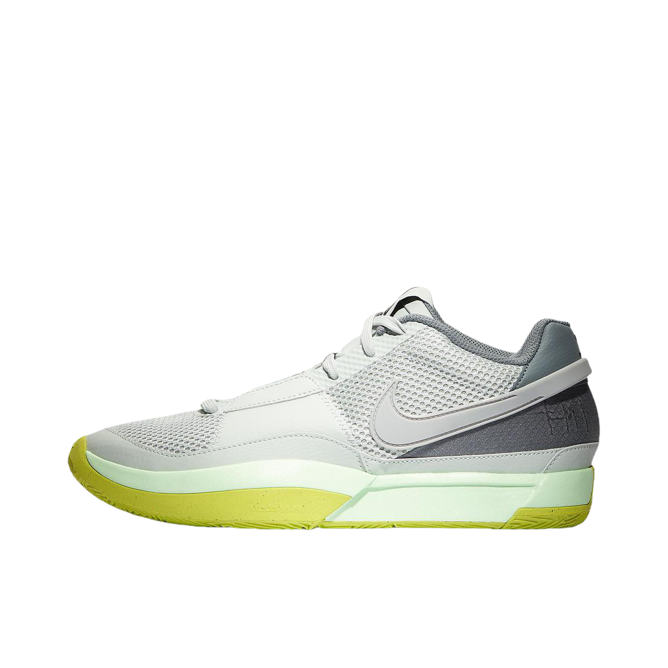 推荐商品：Nike Ja 1 莫兰特1代 篮球鞋 防滑耐磨抗扭缓震透气运动织物支撑 浅银/花岗岩灰/明黄/冷灰