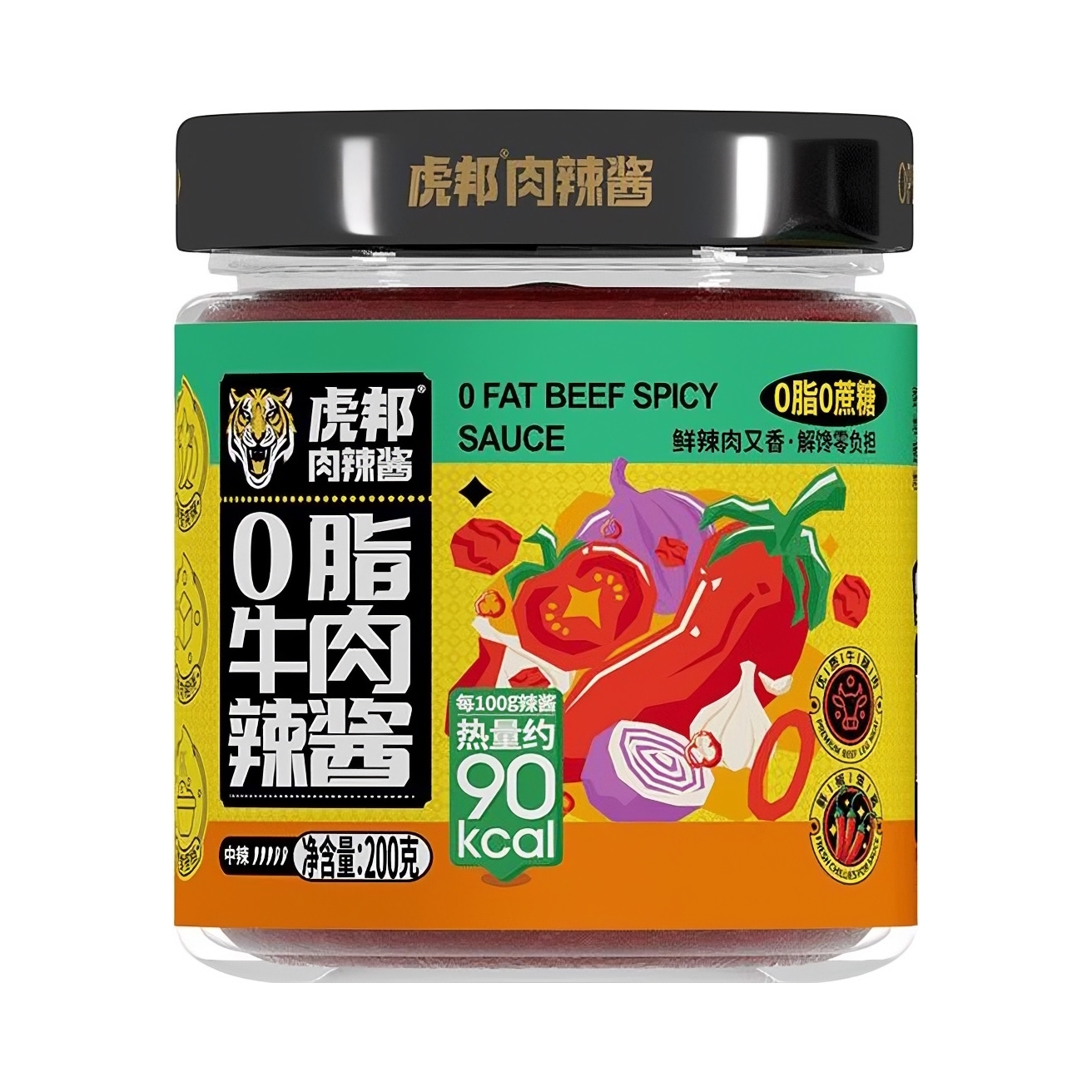 推荐商品：虎邦 牛肉辣酱 瓶装 招牌拌面拌饭下饭肉含量多调味酱