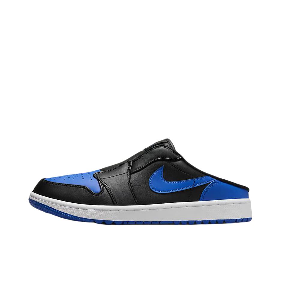 推荐商品：Air Jordan 1 板鞋 运动休闲鞋 复古潮流支撑合成革 黑色/白色/宝石蓝