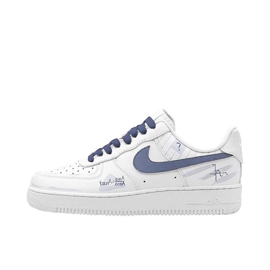 推荐商品：【定制款】 Nike Air Force 1 板鞋 防滑减震耐磨低帮增高 三角函数