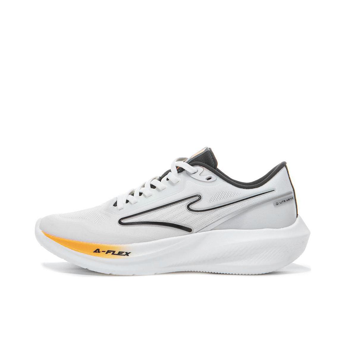 推荐商品：鸿星尔克 奇弹lite4.0 网面 软底 减震 耐磨 马拉松 跑鞋 微晶白