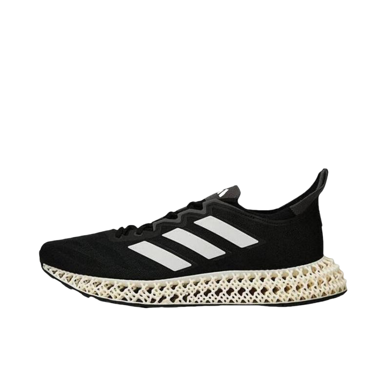 推荐商品：adidas 4DFWD 3 随心 减震透气 轻便耐磨 织物 碳板 跑鞋 黑色/米色