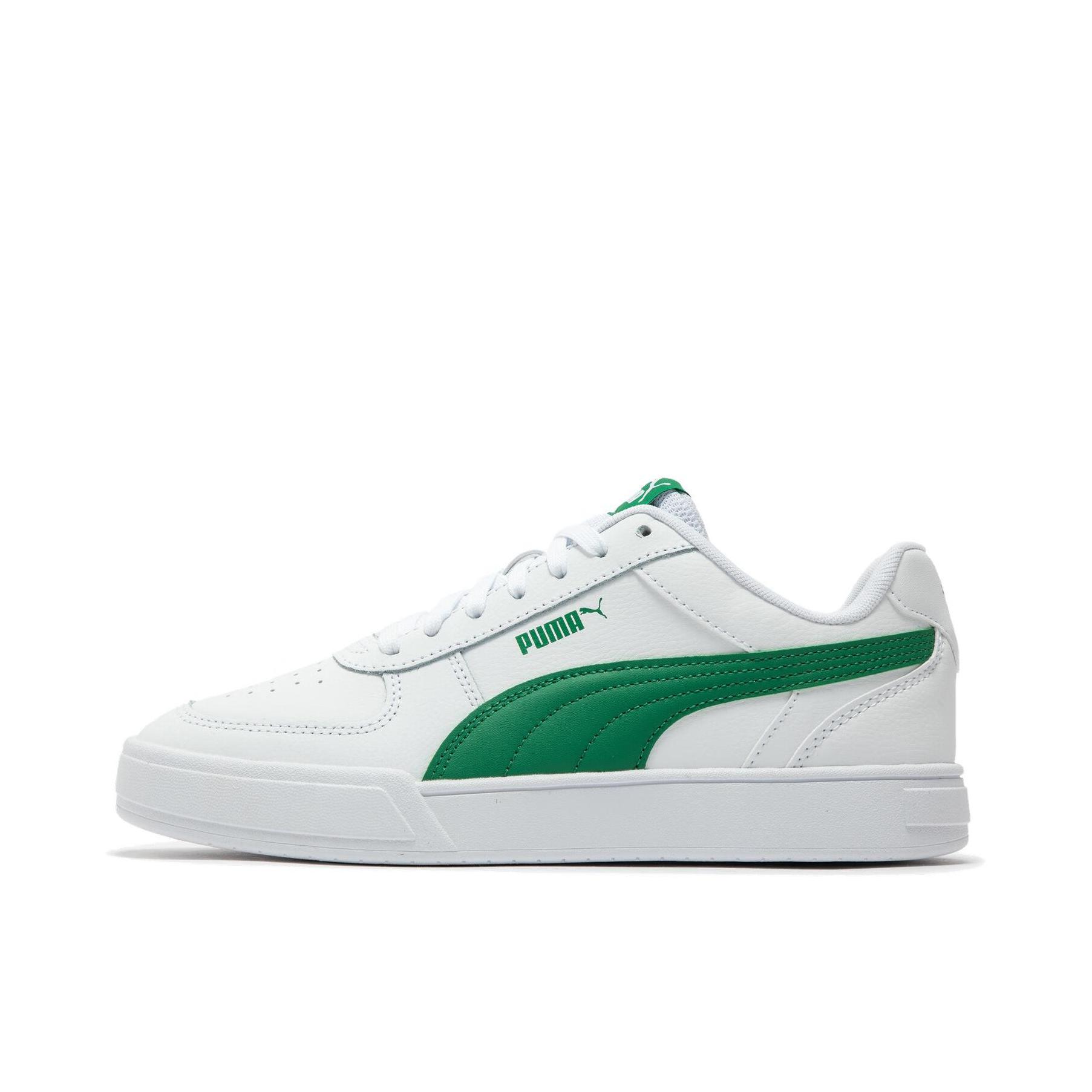 推荐商品：Puma/彪马 Caven Dime 小白鞋 板鞋 缓震回弹防滑耐磨轻便透气舒适百搭复古薄底美式流光风 纯白色/绿色