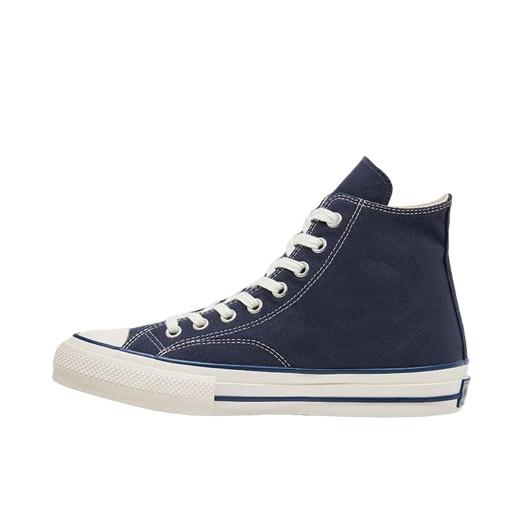 推荐商品：Converse/匡威 Chuck Taylor All Star 帆布鞋 常青款轻便防滑耐磨百搭复古圆头减震贴合高帮 高帮/深蓝色/白色