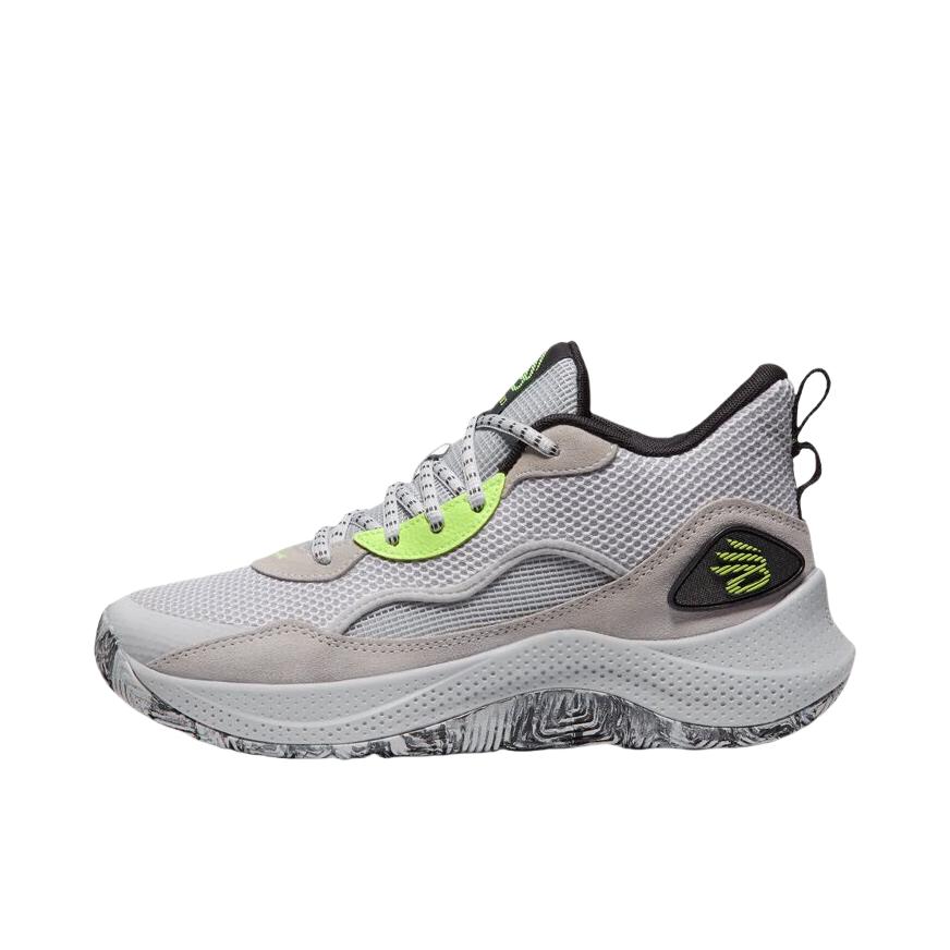 推荐商品：Under Armour/安德玛 Curry 3Z 24 库里 舒适缓震 防滑耐磨 篮球鞋 3027626 光晕灰