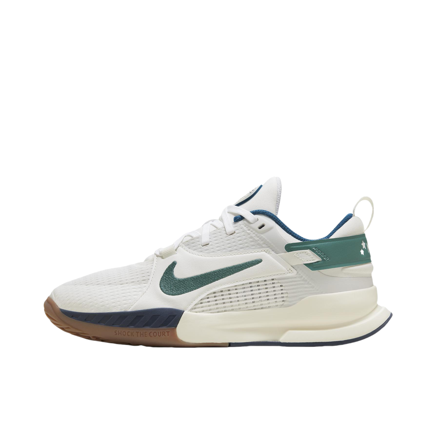 推荐商品：Nike Crosscourt 六边形小将 运动休闲鞋 舒适缓震防滑耐磨网面透气 GS/白色/绿色