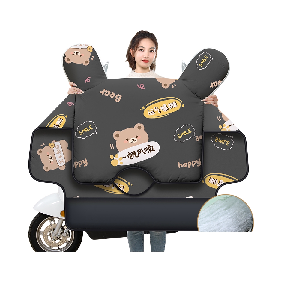 推荐商品：小芯小新 防水加绒 电动车挡风被 SMFS888