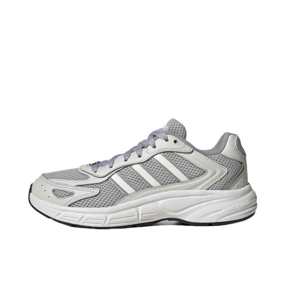 推荐商品：adidas ECLYPTIX 2000 跑鞋 系带低帮透气防滑耐磨合成革圆头 女款/浅灰/亮白/轨道灰